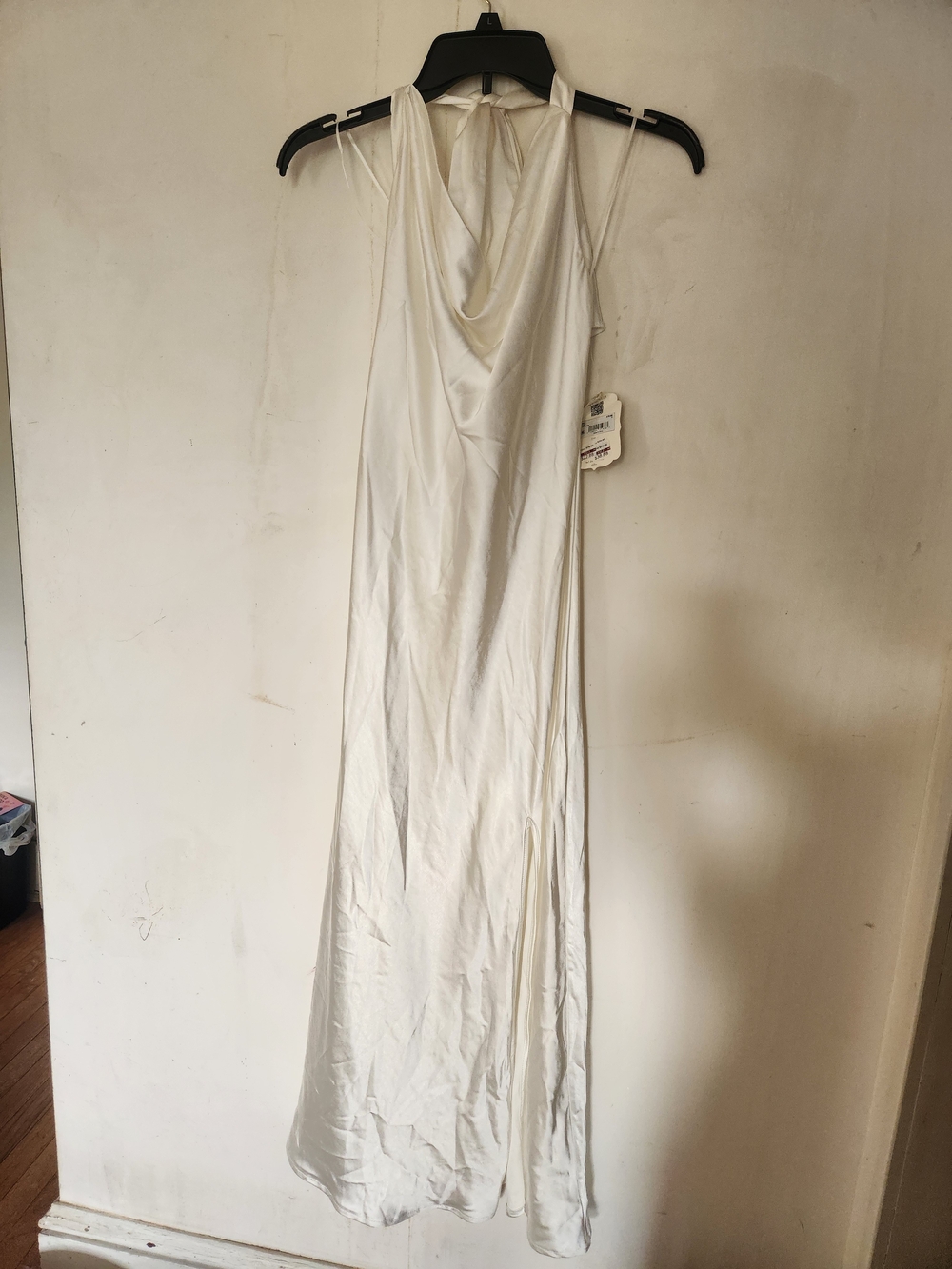 Altar'd State Ivory Halter Neck Maxi Dress